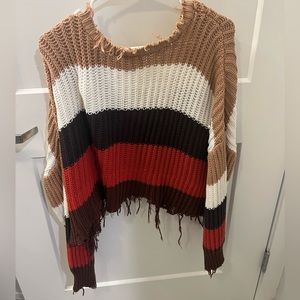 Colorblock sweater